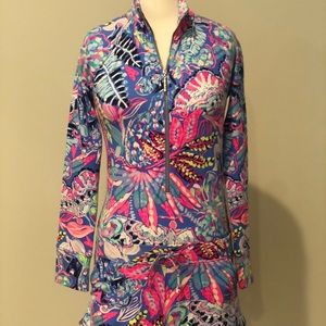 Lilly Pulitzer Multicolor Zip Romper